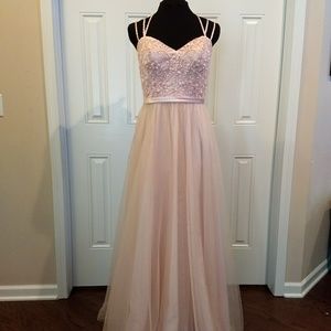 Mori Lee, Tulle Affairs #151, Blush color size 12